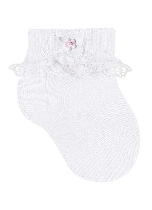 Selene - Meia Bebê Festa Selene 1650-001/002 999-Branco 5