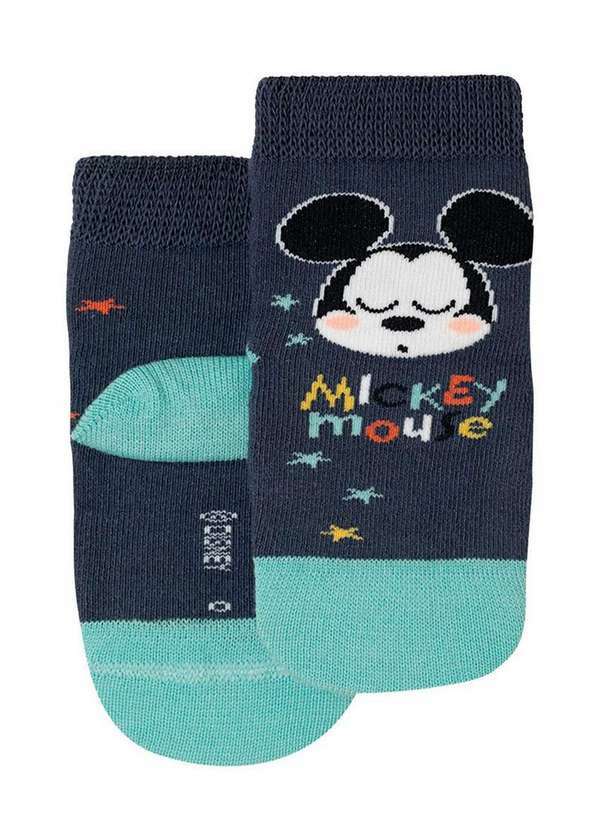 Disney - Meia Bebê Mickey Mouse Lupo 2088-134 2660-Azul