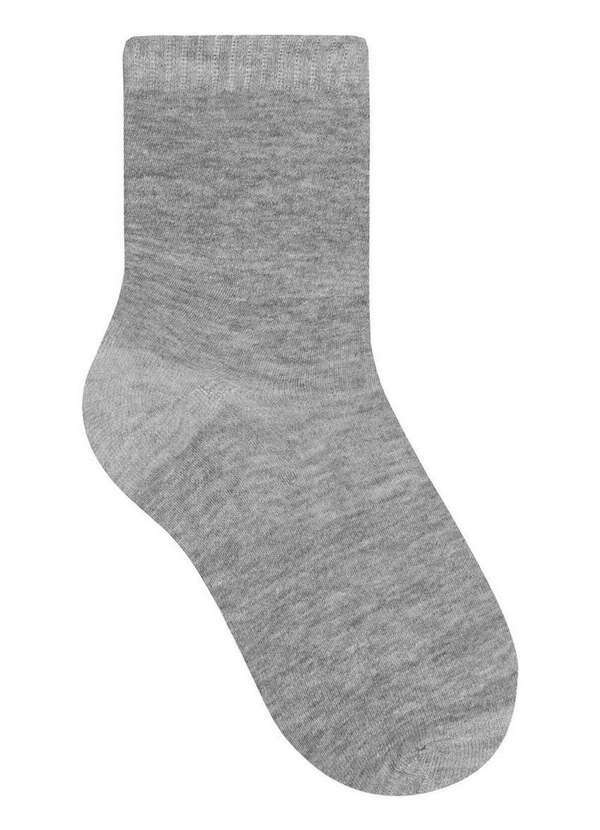 Selene - Meia Infantil Cano Longo Selene 5055-001 583-Cinza-Mescla