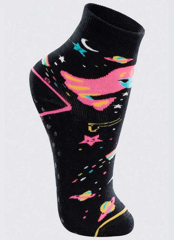 Lupo - Meia Infantil Antiderrapante Lupo 2941-003 9990-Preto
