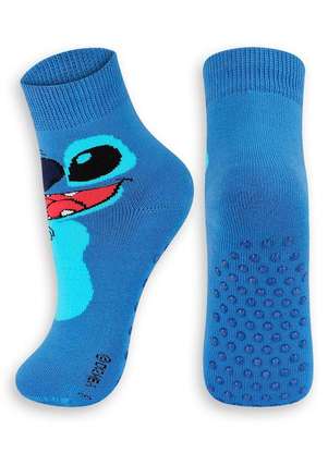 Disney - Meia Infantil Antiderrapante Stitch Lupo 2944-002 - DISNEY