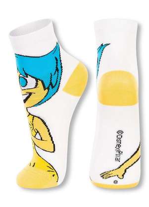 Disney - Meia Infantil Cano Médio Divertidamente 2403-002 - DISNEY