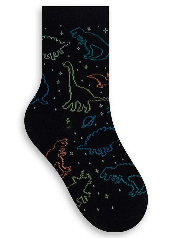 Selene - Meia Infantil Cano Médio Selene 2000-001 504-Preto