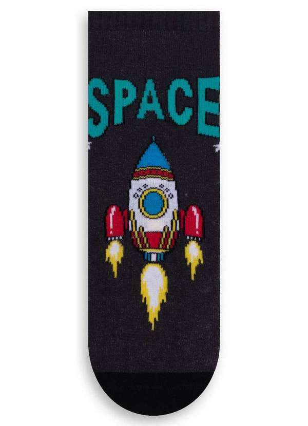 Selene - Meia Infantil Cano Médio Selene 2000-001 501-Kaki-Marrom