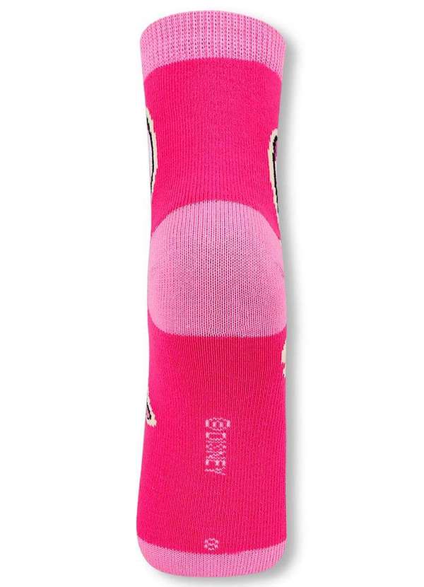 Disney - Meia Infantil Cano Médio Stitch Lupo 2402-004 5450-Rosa-Fruti 4