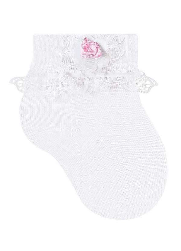 Selene - Meia Infantil Festa Selene 1655-001 999-Branco