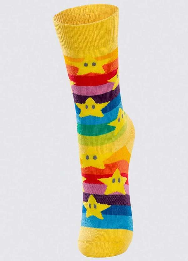 Lupo - Meia Infantil Rainbow Lupo 16857-001 3510-Amarela