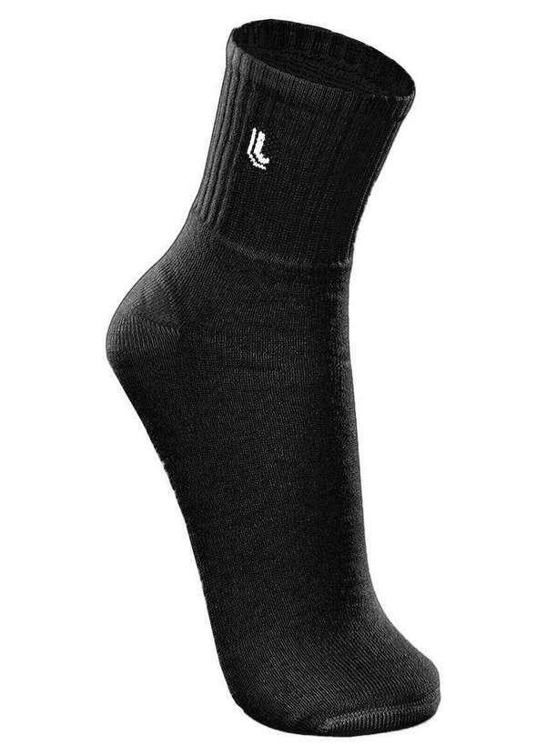 Lupo - Meias Esportiva Cano Médio Lupo 3248-001 9990-Preto