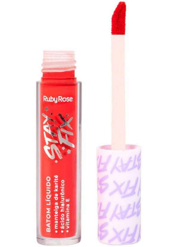 Ruby Rose - Batom Liquído Stay Fix Ruby Rose Hb569 Cs30-Bellatrix