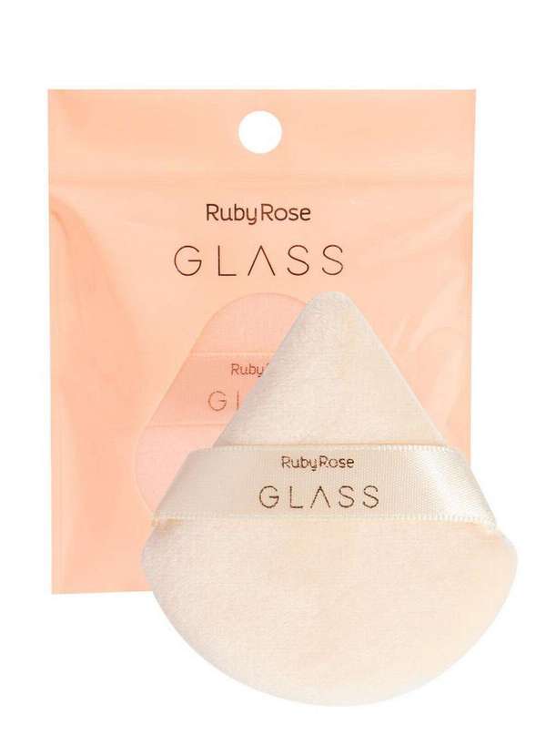 Ruby Rose - Esponja para Pó Powder Puff Glass Hbs04 Nude