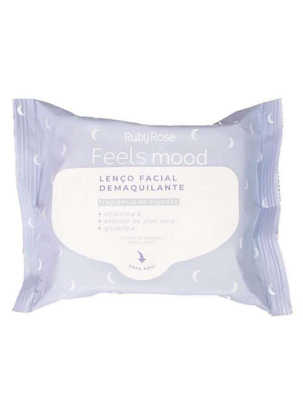 Ruby Rose - Lenço Facial Demaquilante Feels Mood Ruby Rose Hb201 Branco