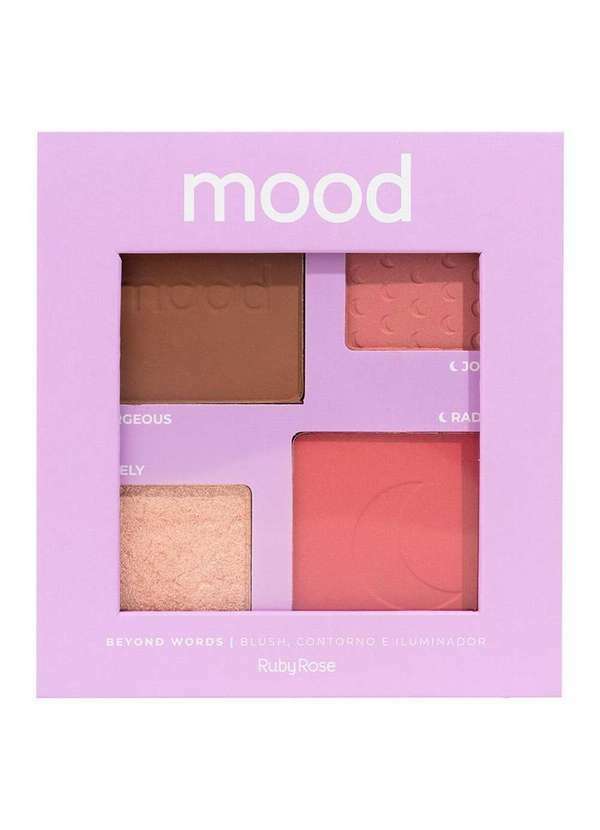 Ruby Rose - Paleta Blush,Contorno e Iluminador Beyond Words Ruby Rose Hbf586 S1