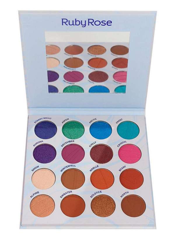 Ruby Rose - Paleta de Sombras Winter Storm Ruby Rose Hbf540 Winter-Storm
