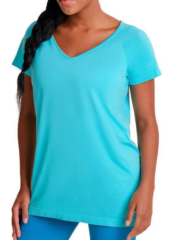 Lupo - Camiseta Feminina Lupo 71600-001 4061-Lagoon