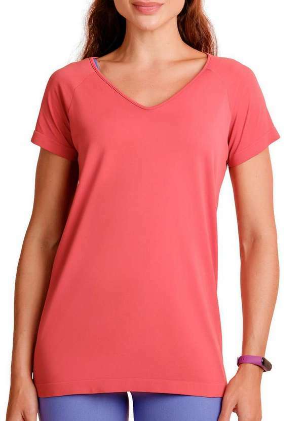 Lupo - Camiseta Feminina Lupo 71600-001 5360-Goiaba