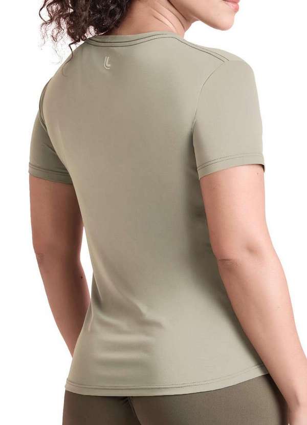 Lupo - Camiseta Feminina Lupo 77052-005 6650-Caqui 2