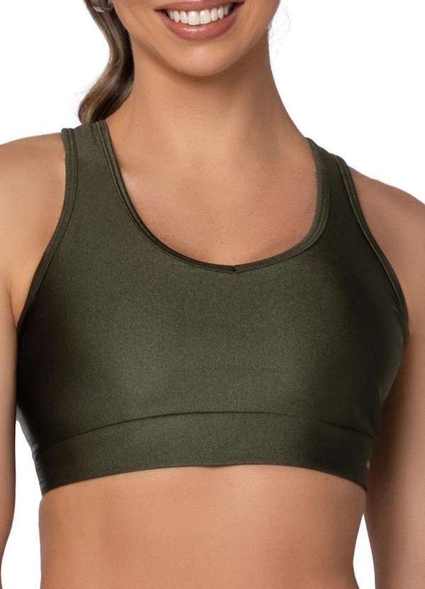 Selene - Top Feminino Nadador Selene 24675-001 700-Verde-Militar