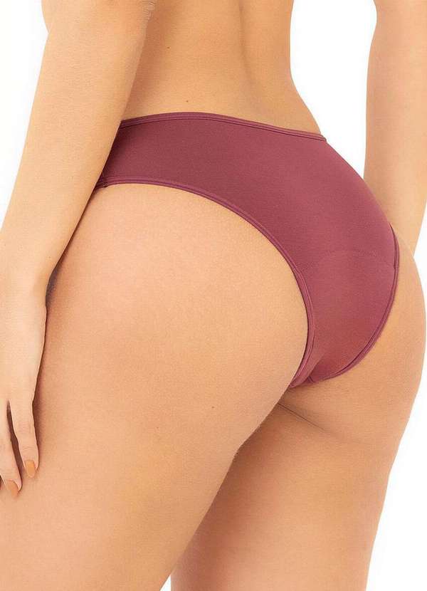 Love Secret - Calcinha Abosrvente Biquíni Love Secret 800214 014-Bordô 2