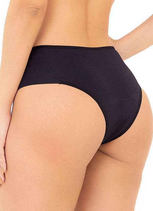 Love Secret - Calcinha Absorvente Alta Love Secret 800212 012-Preto 2
