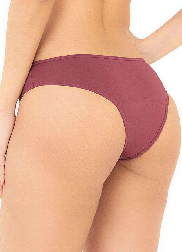 Love Secret - Calcinha Absorvente Biquíni Love Secret 800203 014-Bordô 2
