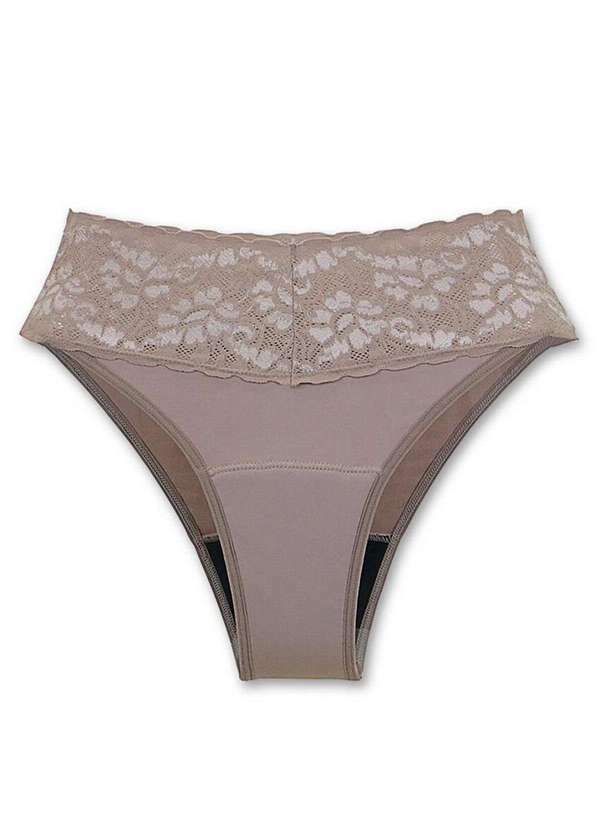 Demillus - Calcinha Absorvente Biquíni Magic Demillus 53991 55-Bege-Rosado