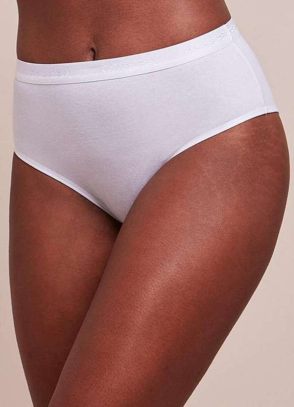Bonjour - Calcinha Alta Bonjour Ft39200 Brc-Branco
