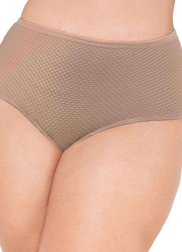 Dilady - Calcinha Alta Dilady 203203 Plus Size 080-Chocolate-