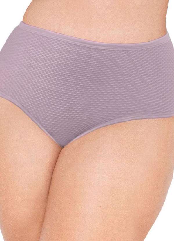 Dilady - Calcinha Alta Dilady 203203 Plus Size 407-Rosa-Retro