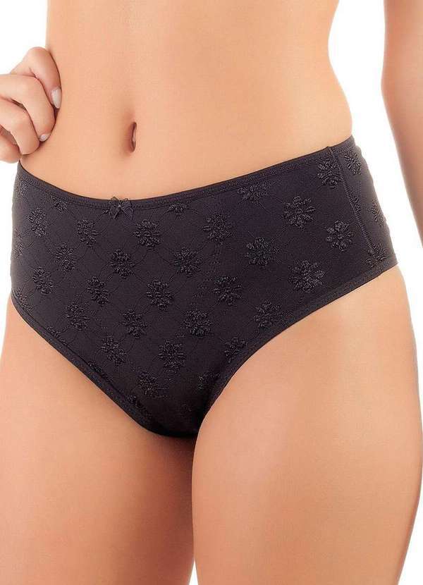 Duloren - Calcinha Alta Duloren 129771 11-Preto