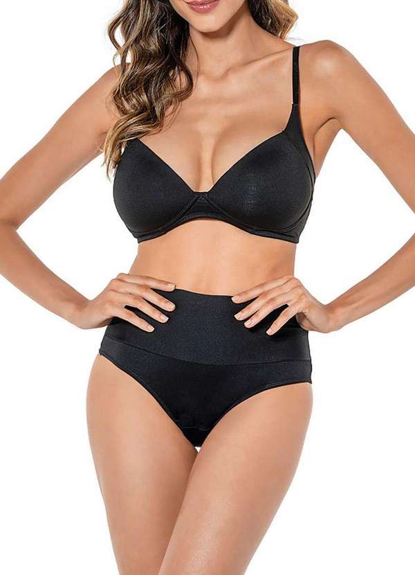 Demillus - Calcinha Alta Femme Demillus 56015 27-Preto 3