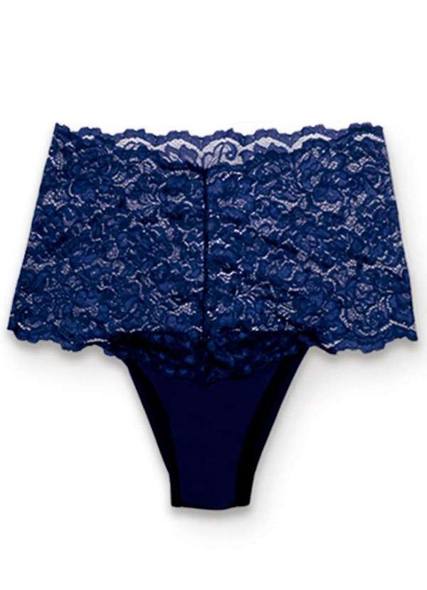 Demillus - Calcinha Alta Guinee Demillus 57112 15-Marinho 2