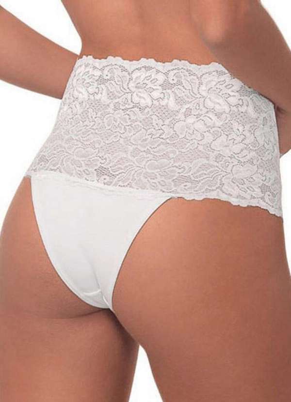 Demillus - Calcinha Alta Guinee Demillus 57112 20-Branco 2