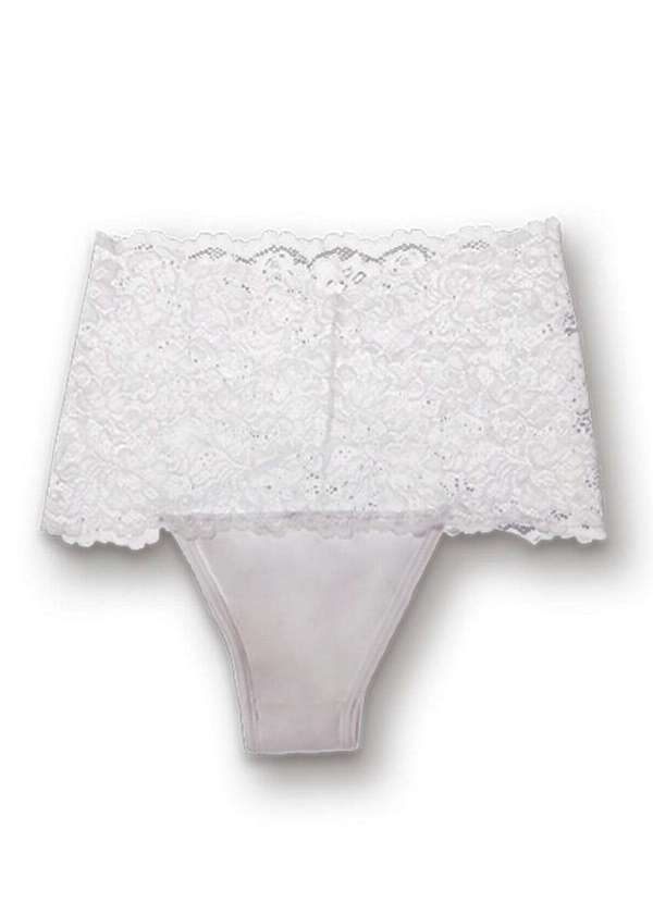 Demillus - Calcinha Alta Guinee Demillus 57112 20-Branco 3