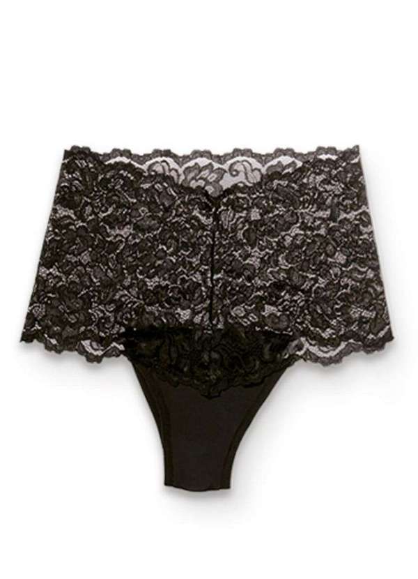 Demillus - Calcinha Alta Guinee Demillus 57112 27-Preto 3