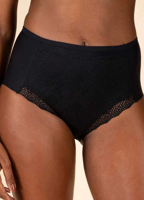 Liz - Calcinha Alta Liz 50763 381-Super-Black