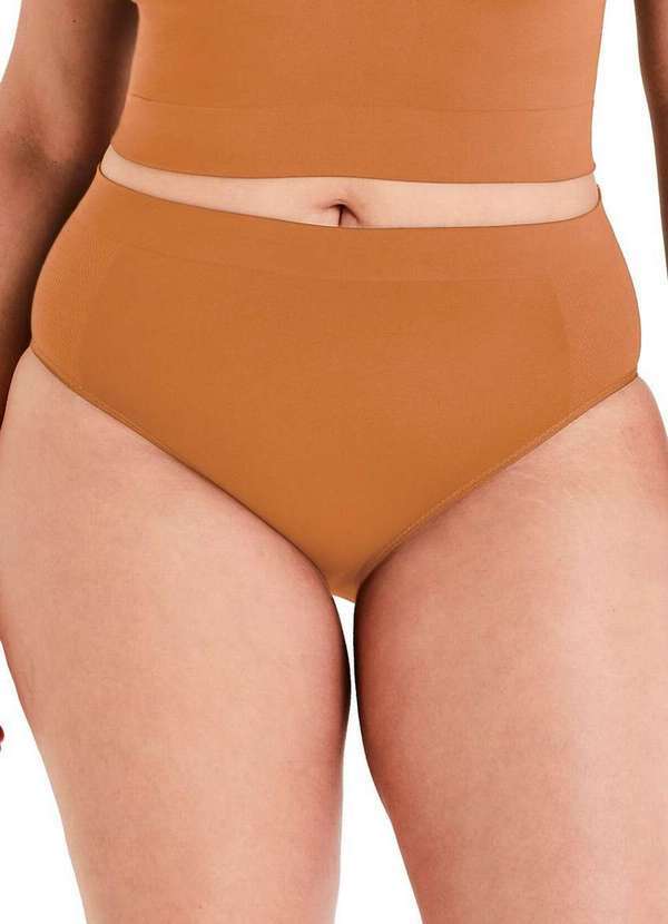 Liz - Calcinha Alta Liz 70935 652-Pecan