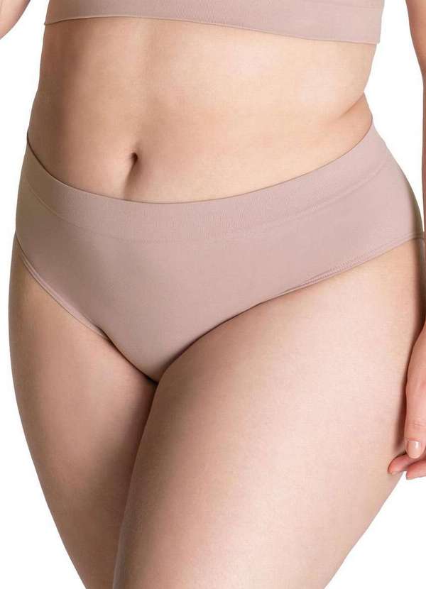 Lupo - Calcinha Alta Loba 40306-001 Plus Size 6006-Nude