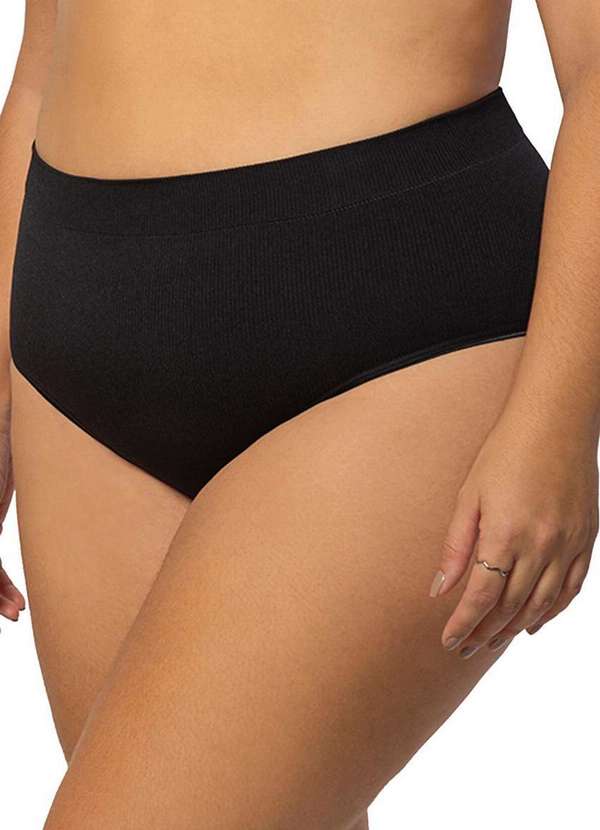 Lupo - Calcinha Alta Loba 40318-001 9990-Preto