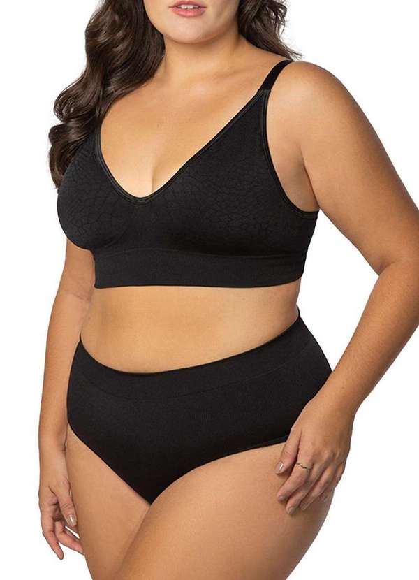 Lupo - Calcinha Alta Loba 40318-001 9990-Preto 3