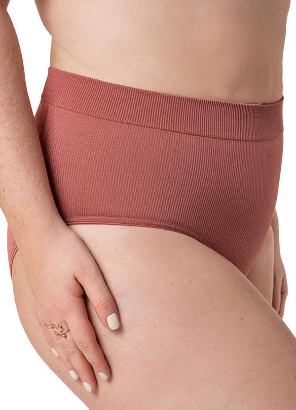 Lupo - Calcinha Alta Loba 40318-001 5144-Telha