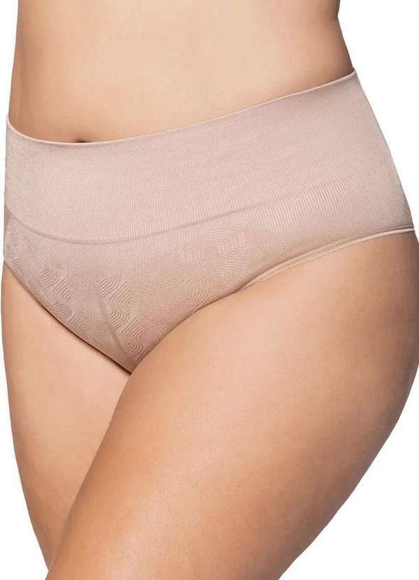 Lupo - Calcinha Alta Loba 40342-001 Plus Size 6140-Natural-Peach