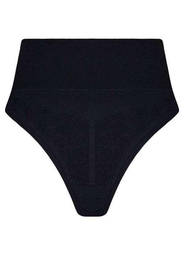 Lupo - Calcinha Alta Loba 40342-001 Plus Size 9990-Preto 4