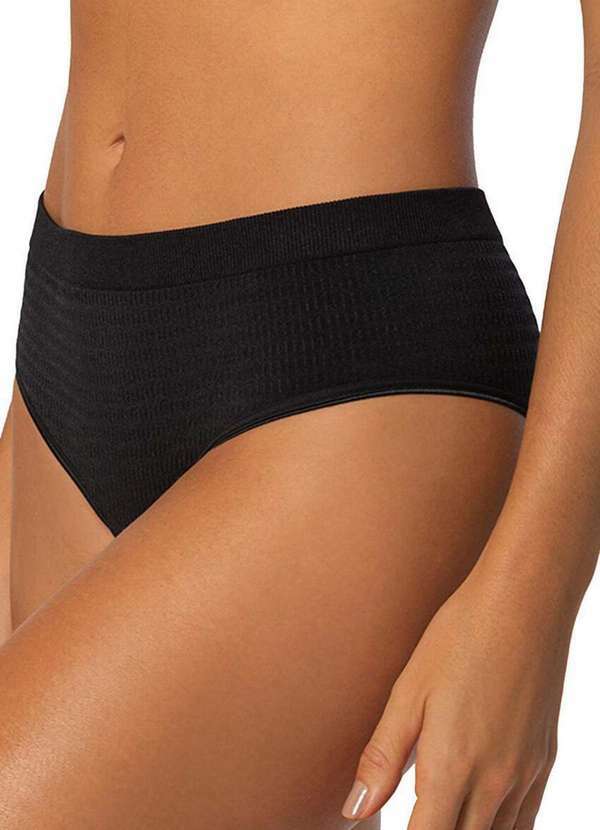 Lupo - Calcinha Alta Loba 40368-001 999-Preto