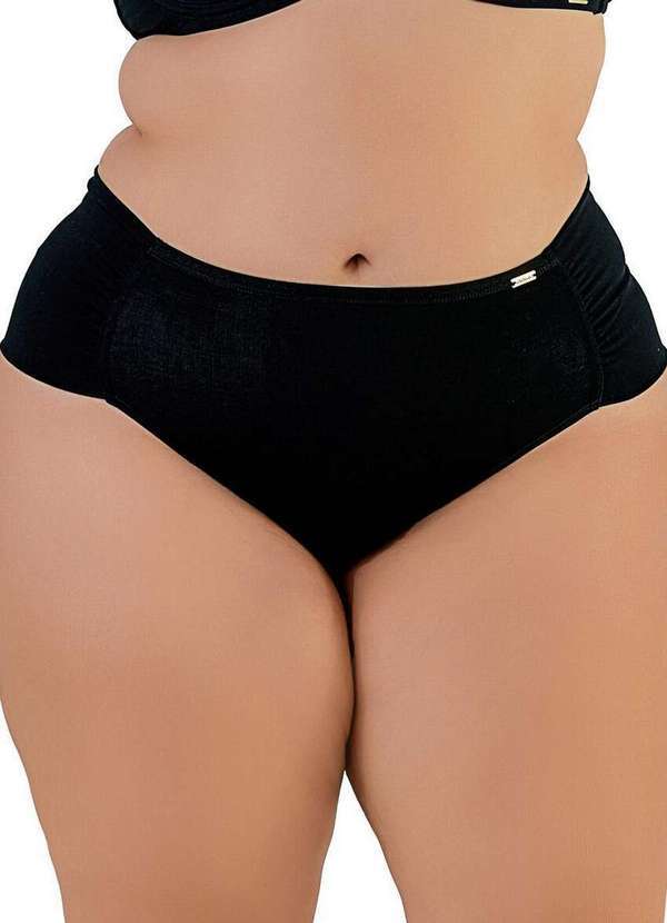 Love Secret - Calcinha Alta Love Secret 813201 Plus Size 012-Preto