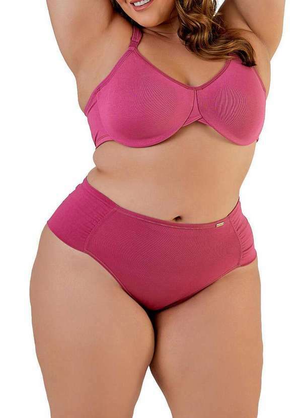 Love Secret - Calcinha Alta Love Secret 813201 Plus Size 712-Florata 3