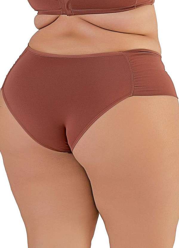Love Secret - Calcinha Alta Love Secret 813201 Plus Size 719-Bronze 2