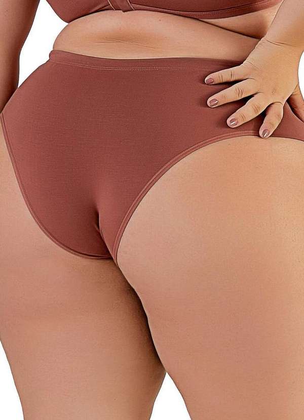 Love Secret - Calcinha Alta Love Secret 813204 Plus Size 719-Bronze 2