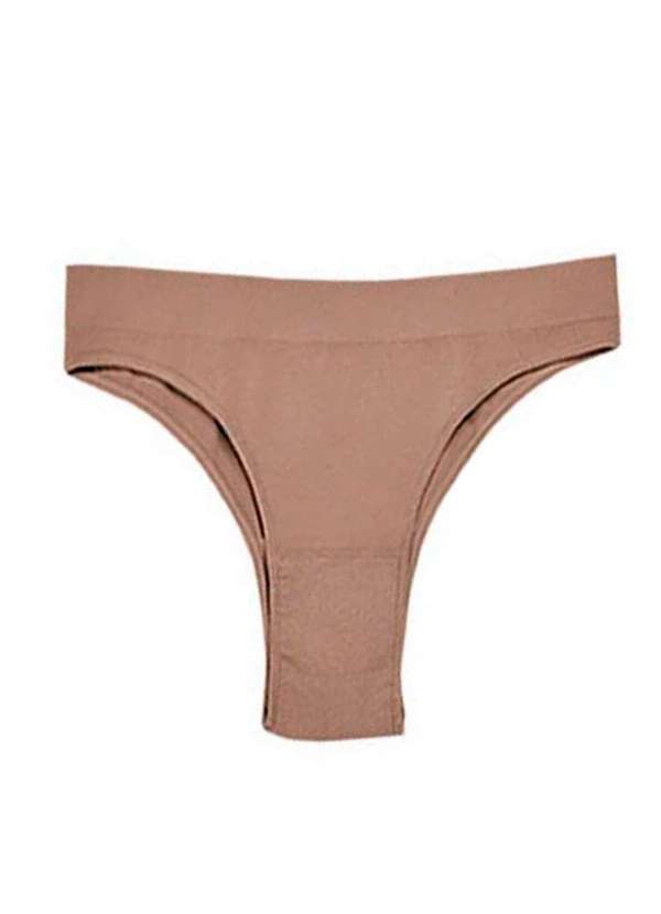 Demillus - Calcinha Alta Ultraleve Demillus 56300 55-Bege-Rosado 2