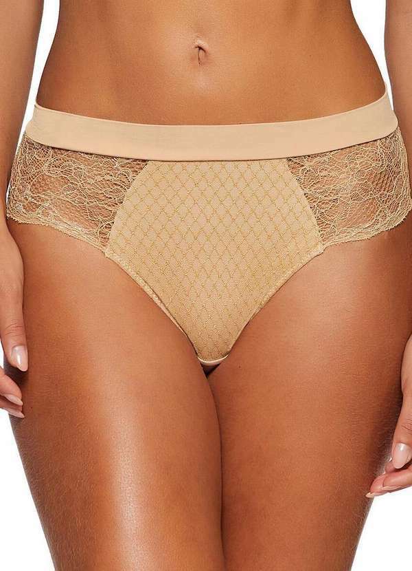 Valisere - Calcinha Alta Valisere 70800 517-Golden