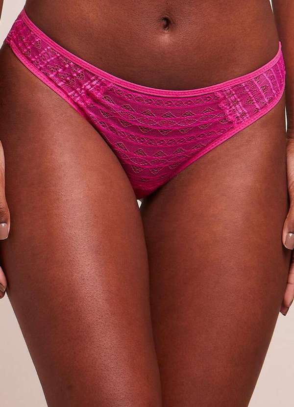 Bonjour - Calcinha Biquíni Bonjour Ft35170 Rag-Rosa-Alegria